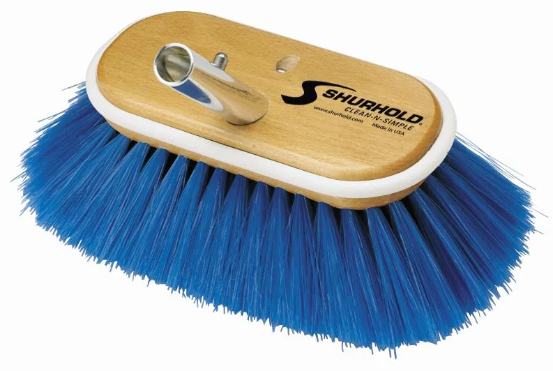 970 – SHURHOLD IND Scrub Brush, Use On Delicate Surfaces Like Isinglass And Plexiglas 6 Inch Extra Soft Deck Brush Ny...